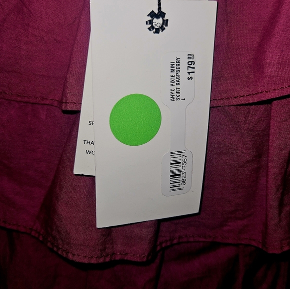 PIXIE MINI SKIRT - RASPBERRY - Picture 5 of 6